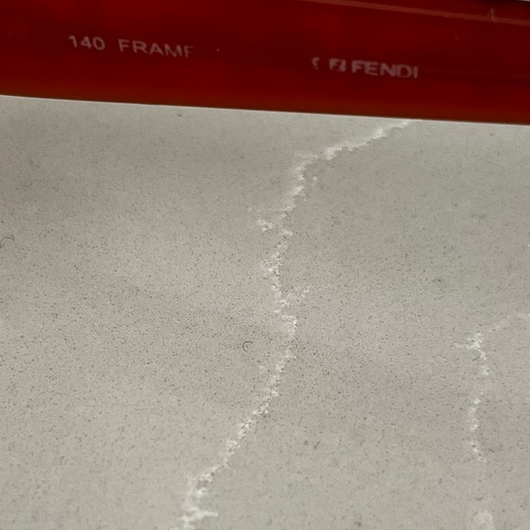 Fendi 100% authentic Italian prescription glasses Brn-orange Excellent condition - Picture 7 of 9